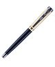 Vea Saltos Brass Antique Finish Rollerball Pen - Blue