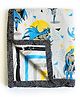 Silverlinen 100%Cotton Reversible Single Blanket Dohar Batman Print - White Blue