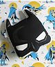 Silverlinen 100%Cotton Batman Mask Shape Cushion - Black