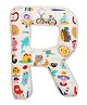 Oscar Homes R Shaped Reversible Cushion - White