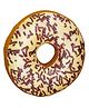 Oscar Homes Doughnut Shaped Cushion - Brown