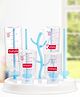 Bottle Organiser cum Drying Rack - White