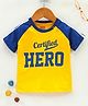 Babyhug Half Sleeves T-Shirt Hero Print - Yellow