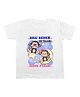 KNITROOT Half Sleeves Yaari Sabse Pyaari Printed Tee - White
