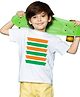 BRATMA Half Sleeves Printed Independence Day Tee - White