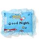 Little Wacoal Baby Pillow Good Night Print - Blue