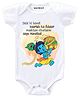 KNITROOT Half Sleeves Aayo Nandlaal Print Onesie  - White