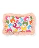 Little Wacoal Bear Face Print Baby Pillow - Peach