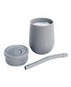 ezpz Mini Cup with Straw Training System Grey - 118 ml