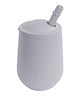ezpz Mini Cup with Straw Training System Pewter - 118 ml