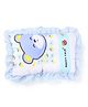 Little Wacoal Baby Pillow Teddy Face Print - Blue And White