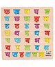 Lattice Educational Premium Wooden Hindi Consonants Puzzle Toy - Multicolor