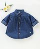 ToffyHouse Full Sleeves Denim Shirt - Blue