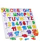 Anindita Toys Alphabets & Number Knob & Peg Puzzle Multicolour - 46 Pieces