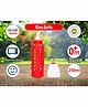 Mastela Glass Feeding Bottle Red - 250 ml