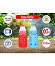 Mastela Glass Feeding Bottle Pack of 2 Red Blue - 125 ml