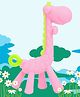 The Little Lookers Baby Teether - Pink