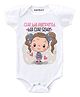 KNITROOT But Cute Sister Print Half Sleeves Onesie - White