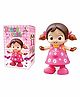 VGRASSP Walking Singing Dancing Doll Pink - Height 22 cm
