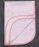 Babyhug Cotton Diaper Changing Mat Medium Polka Dots Print -  Red