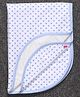 Babyhug Cotton Diaper Changing Mat Medium Polka Dots - Blue