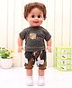Speedage Mannu Doll Grey - Height 35.5 cm
