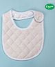 COCOON ORGANICS 100% Cotton Printed Premium Quilted Bib - Cream