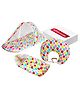 VParents Mite Baby Bedding Set Sleeping Bag And Feeding Pillow Combo - Pink 