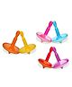 VParents Wooden Spin Tops Pack of 6 - Multicolour