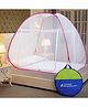 Classic Mosquito Net Polyester Foldable Queen Bed Size Mosquito Net - Pink