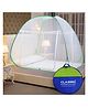Classic Mosquito Net for Double Bed King Size Foldable Machardani - Green