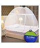 Classic Mosquito Net for Double Bed King Size Foldable Premium Machardani - White
