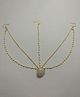 Tiny Closet Diamond 5 Strand Maang Tikka - Gold