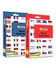 Zooplay India Flag Flashcards Multicolour  Pack of 2 - 24 pieces each