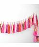 Amfin Paper Tassel Garland Pink - Length 800 cm