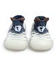 Baby Moo Bear Design Slip-On Shoes - White