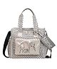 Mi Dulce An'ya Organic Diaper Bag Elephant Print - Cream