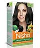 Nisha Creme Hair Color Ammonia Free Hair Colour Natural Black 1.0 - 120g