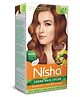 Nisha Creme Hair Colour Ammonia Free Permanent Hair Color Golden Brown 4.3 - 120g