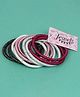 Jewelz Shimmery Combo Of 8 Rubber Band  - Multi