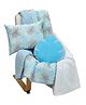 Mi Dulce Anya Baby Cot Bedding Set Fern Print- Blue