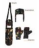 JJ JONEX Junior Army Print Boxing Kit - Multicolor