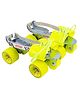 JJ Jonex Gold Adjustable Quad Roller Skates With Brake - Yellow