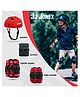 JJ Jonex Skating Protection Set Of 4 Kit Medium - Red