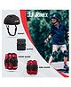 JJ Jonex Skating Protection Set Of 4  Medium - Black/Red
