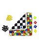 Smartcraft 2-in-1 Snakes & Ladder & Chess Game - Multicolour