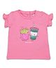 Chicco Short Sleeves T-Shirt Food Print - Pink