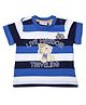 Chicco Half Sleeves T-Shirt Striped - Blue