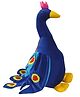 FunBlast Peacock Soft Toy Blue - Height 36 cm