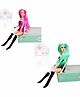 Yunicorn Max Articulated  Dolls  Pack Of 2 - Height 33 cm